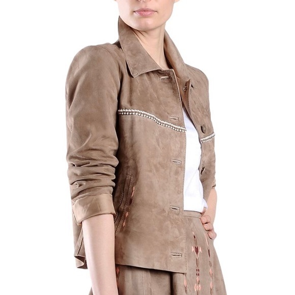 NWT 100% Goat Suede Jacket by George J Love, size L - Picture 1 of 8